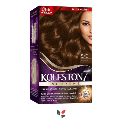 Wella Koleston 5/0 Açık Kahve Saç Boyası