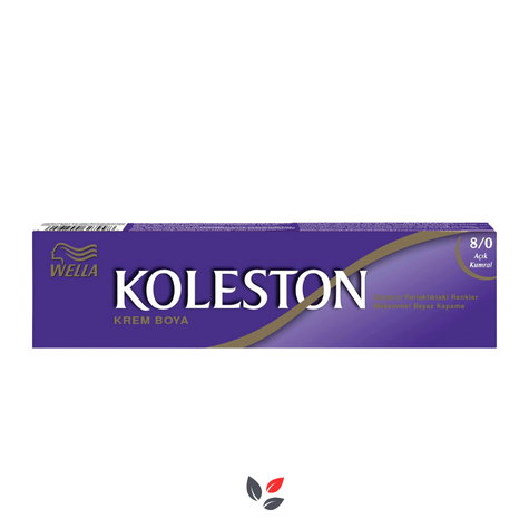 Wella Koleston 8.0 Açık Kumral Tüp Saç Boyası