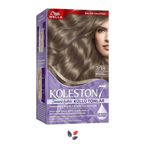 Wella Koleston Supreme Sonsuz Işıltılı Küllü Tonlar Saç Boyası 7/18 Işıltılı Inci Küllü Kumral