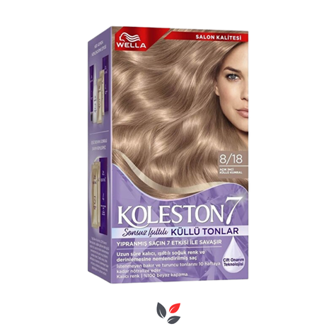 Wella Koleston Supreme Sonsuz Işıltılı Küllü Tonlar Saç Boyası 8/18 Açık Inci Küllü Kumral