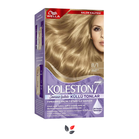 Wella Koleston Supreme Sonsuz Işıltılı Küllü Tonlar Saç Boyası 8/1 Açık Küllü Kumral
