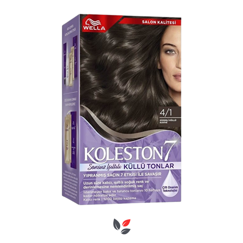 Wella Koleston Supreme Sonsuz Işıltılı Küllü Tonlar Saç Boyası 4/1 Gizemli Küllü Kumral