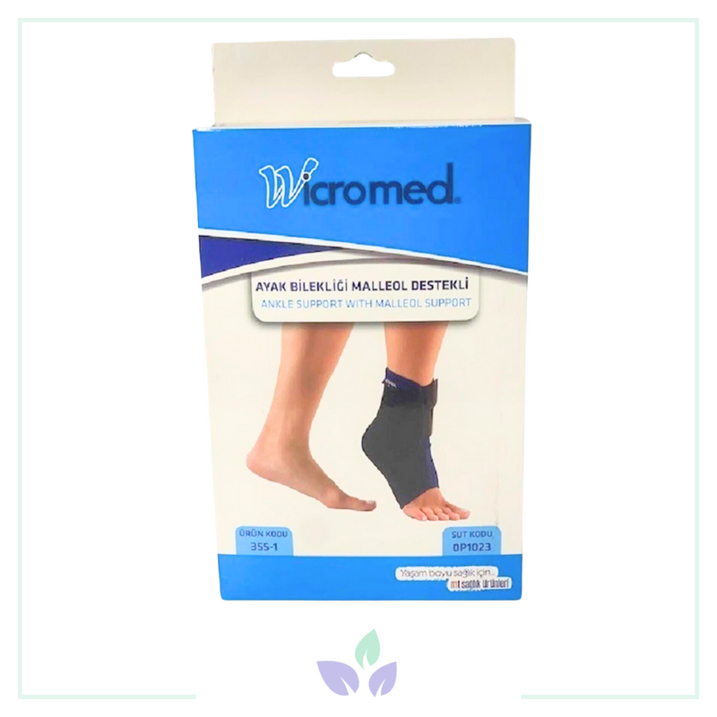 Wicromed Silikon Destekli Örgü Ayak Bilekliği - Small