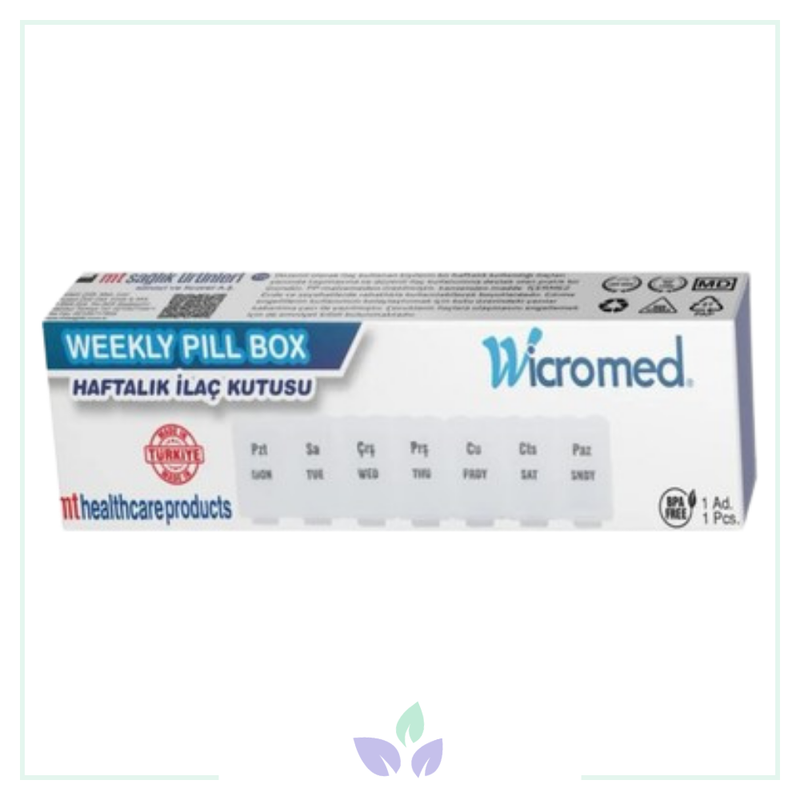 Wicromed İlaç Kutusu Haftalık