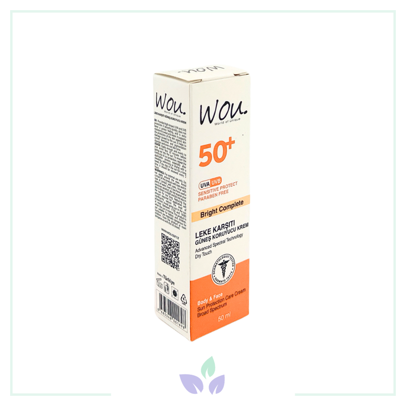 Wou Leke Karşıtı Güneş Koruyucu Krem 50ml