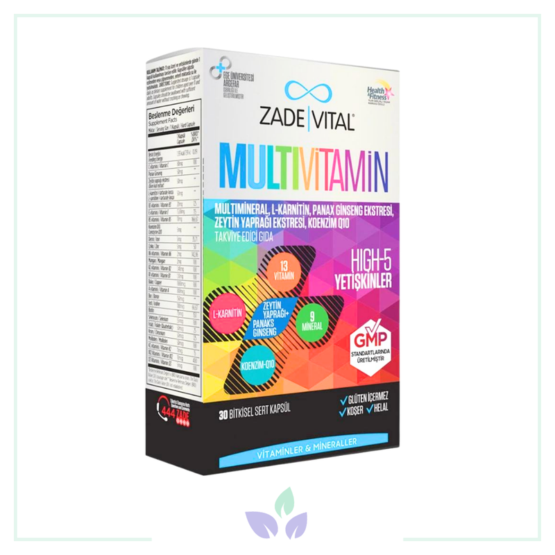 Zade Vital Multivitamin 30 Kapsül