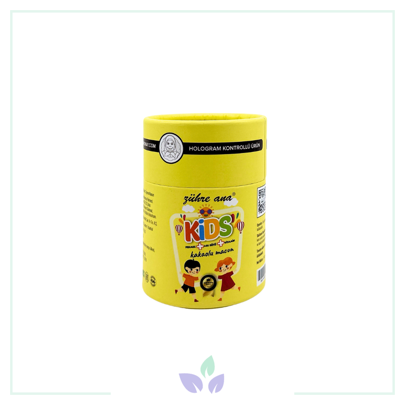 Zühre Ana Kids Pekmez Arı Sütü Vitamin Kakaolu Macun 240 ml